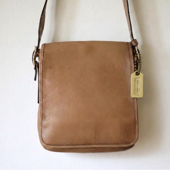 Coach Handbags - Rare Coach Legacy Flap Glove Tanned Leather Crossbody British Tan Vintage Y2K